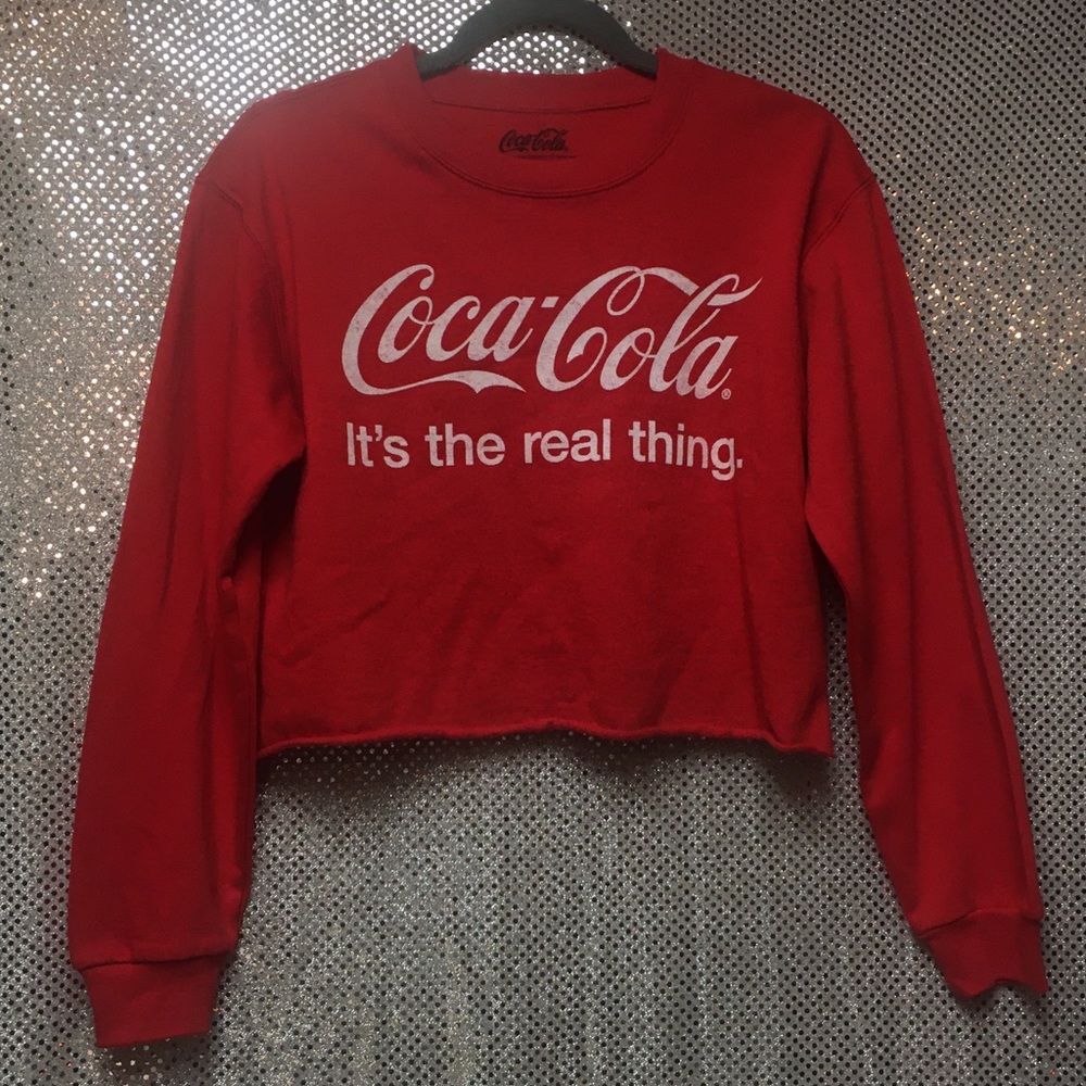 Coca-Cola cropped sweatshirt